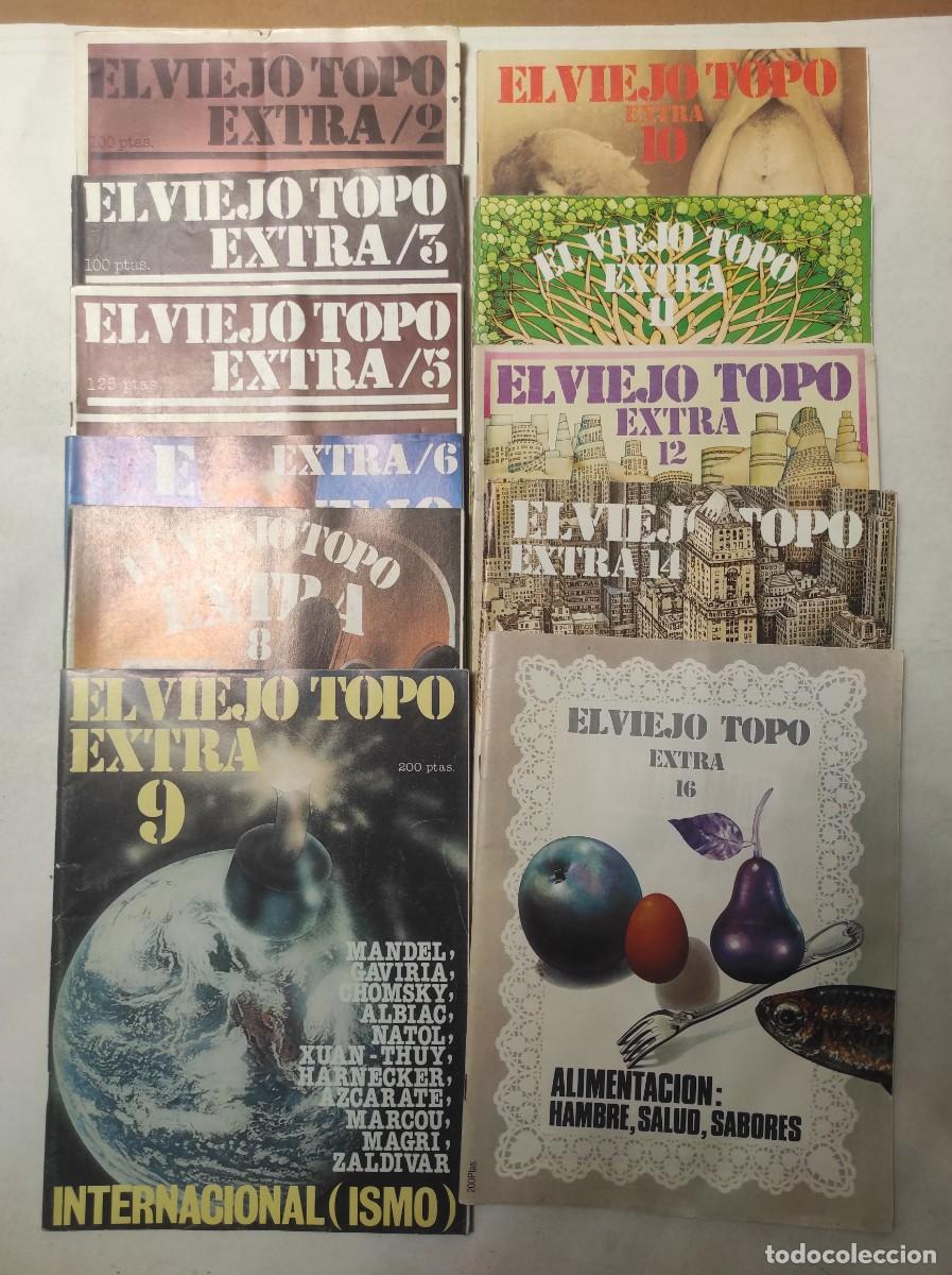 Coleccionismo de Revistas y Peri&oacute;dicos: EL VIEJO TOPO EXTRA 11 revistas n&ordm; 2 3 5 6 8 9 10 11 12 14 16
