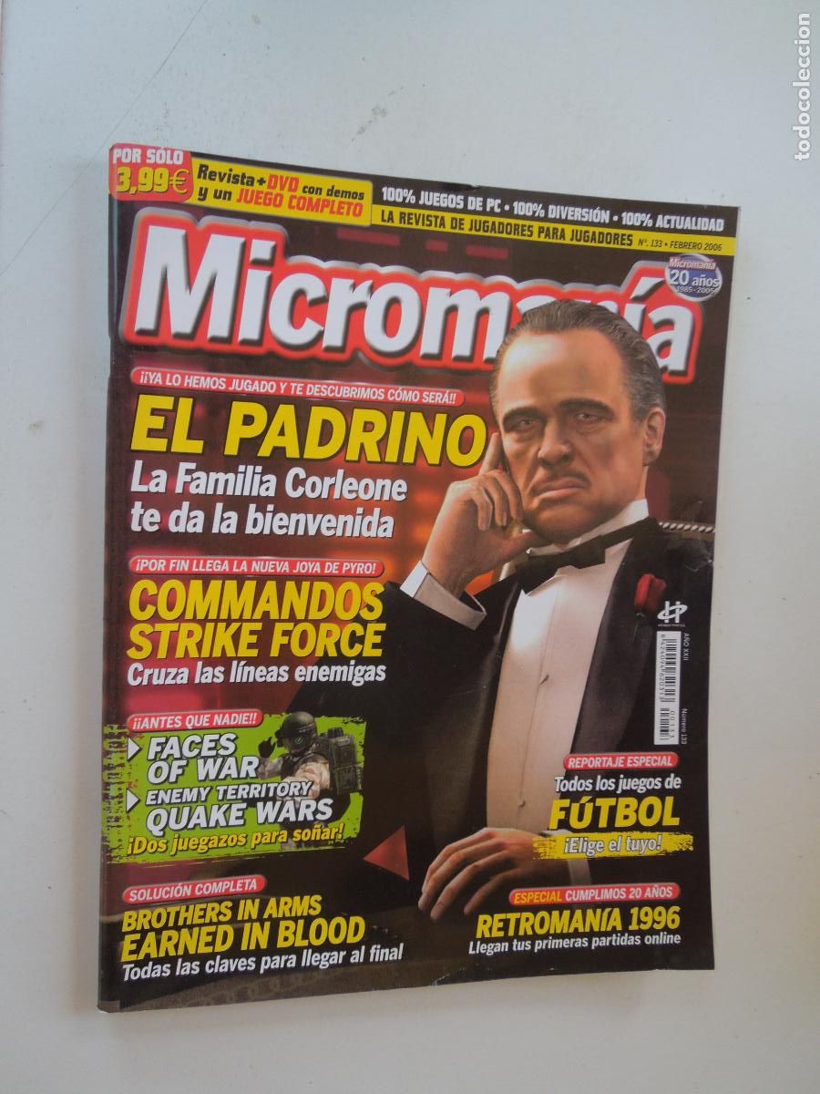 Coleccionismo de Revistas y Peri&oacute;dicos: MICROMANIA REVISTA N&ordm; 133- III EPOCA-FEBRERO 2006 - EL PADRINO