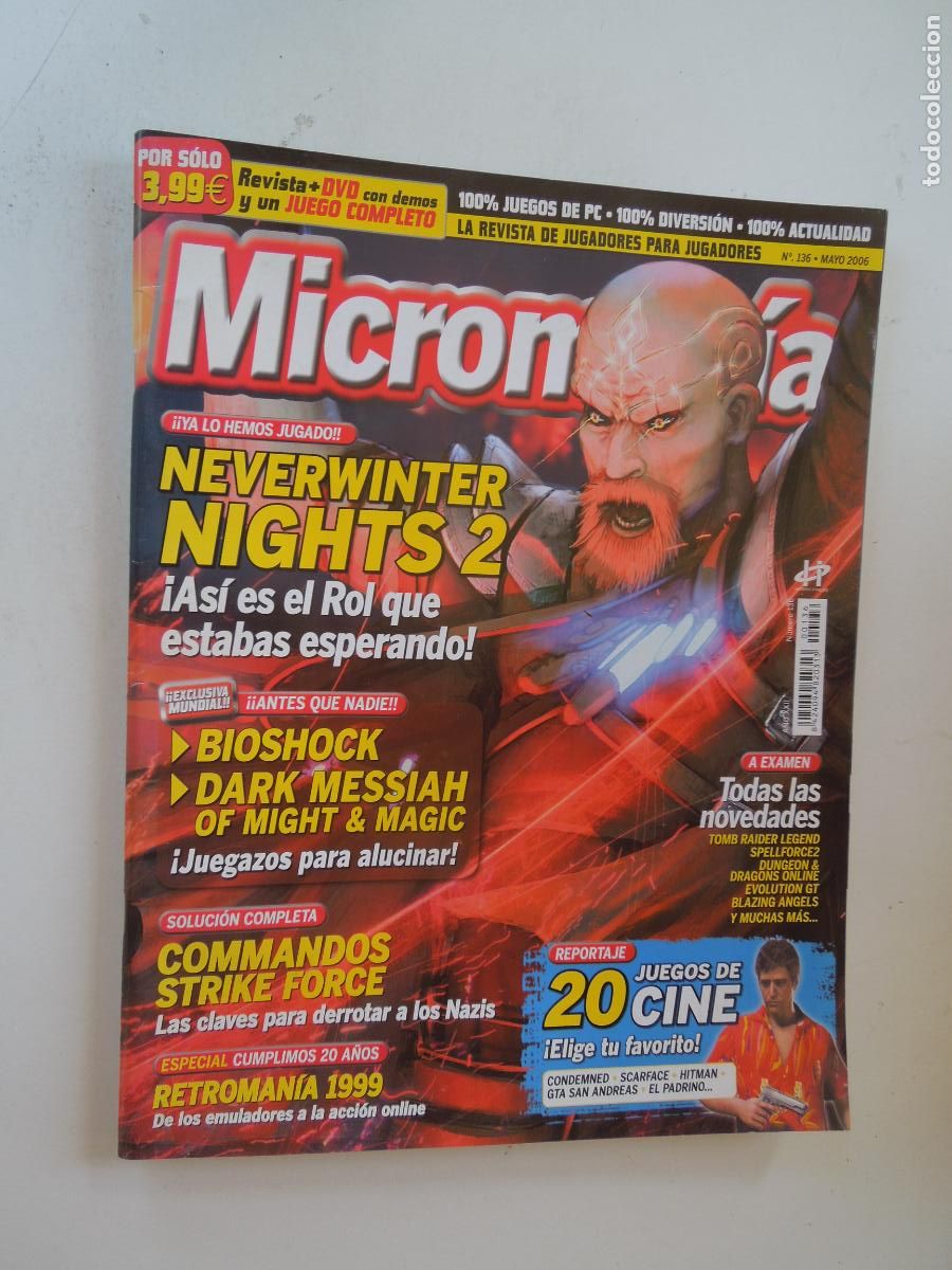 Coleccionismo de Revistas y Peri&oacute;dicos: MICROMANIA REVISTA N&ordm; 136- III EPOCA-- MAYO 2006- NEVERWINTER NIGHTS 2