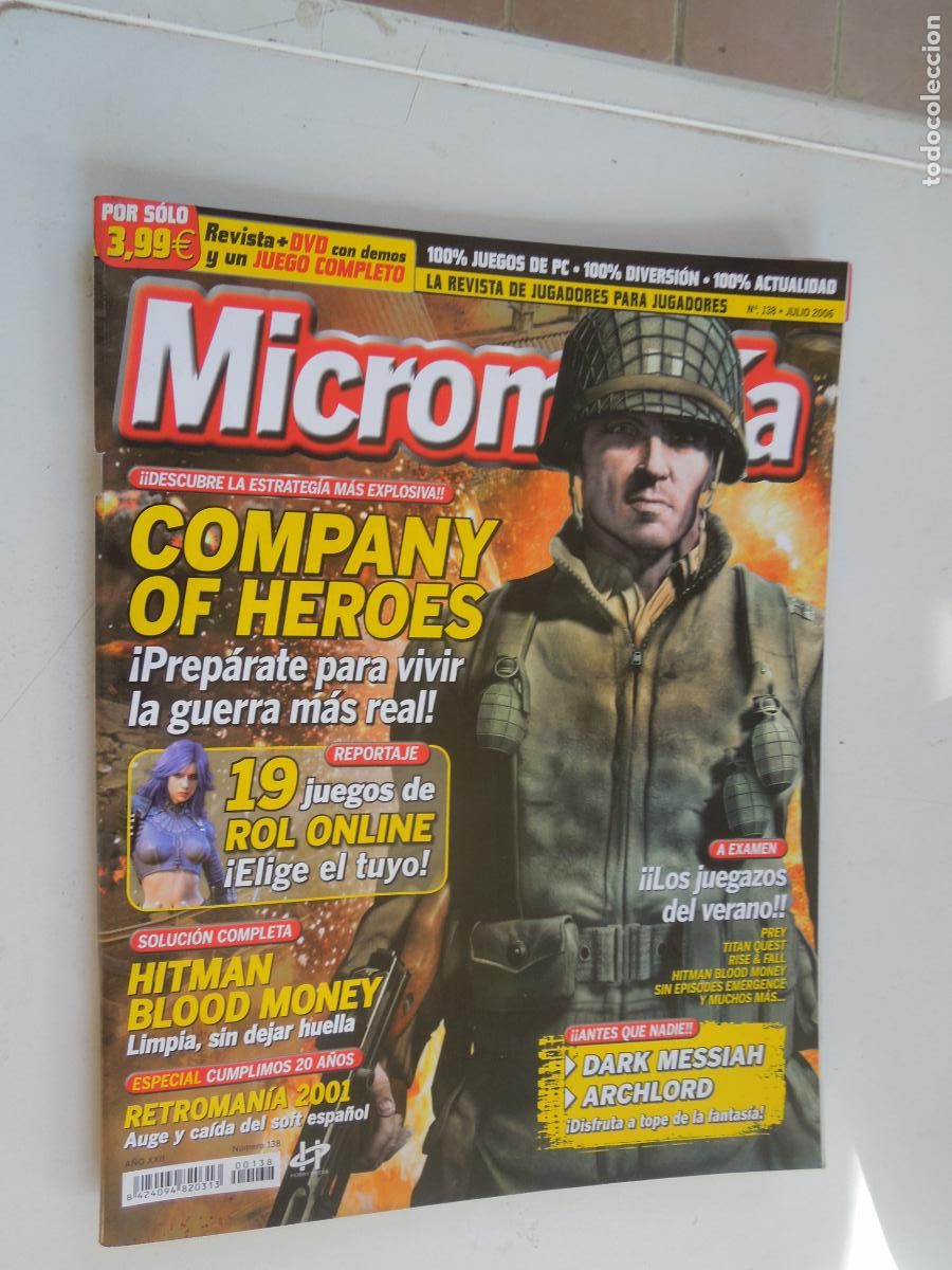 Coleccionismo de Revistas y Peri&oacute;dicos: MICROMANIA REVISTA N&ordm; 138- III EPOCA-JULIO 2006- COMPANY OF HEROES