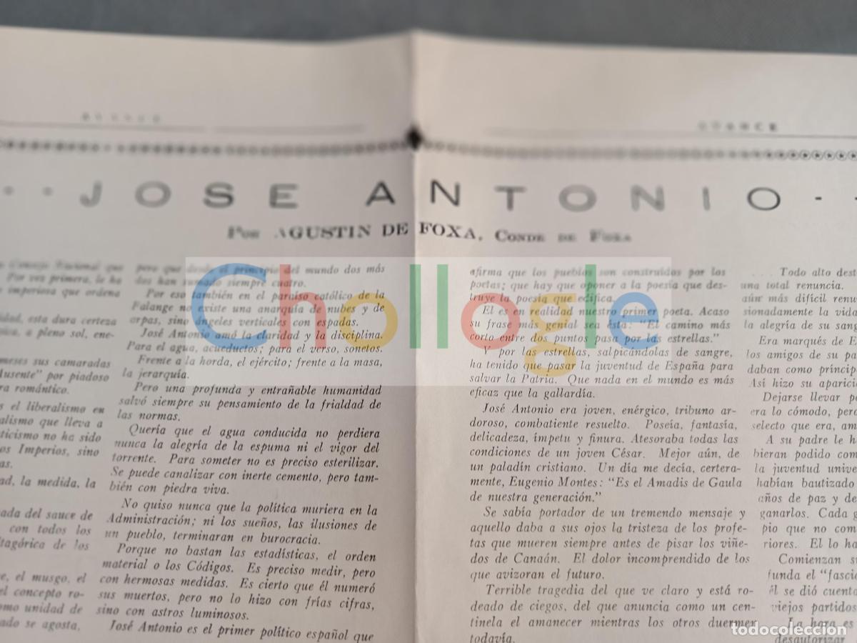 Coleccionismo de Revistas y Peri&oacute;dicos: Joss&eacute; Antonio por Agust&iacute;n de Foxa, conde de Foxa Luis garc&iacute;a Sanmiguel
