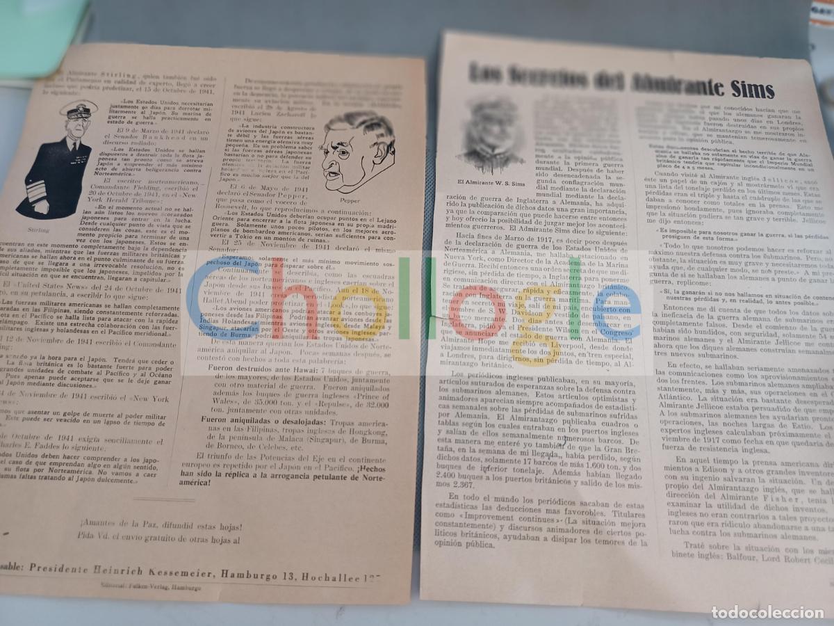 Coleccionismo de Revistas y Peri&oacute;dicos: Alm irante Sims y Almirante Stirling Presidente Heinrich Kessemeier Hamburgo