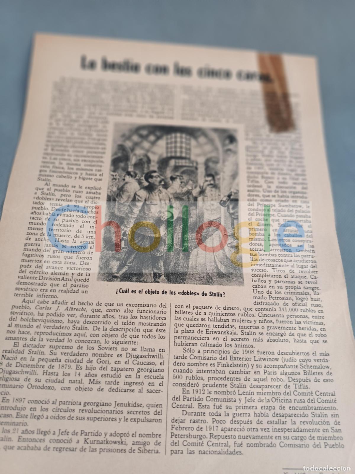 Coleccionismo de Revistas y Peri&oacute;dicos: La Bestia con las cinco caras Presidente Heinrich Kessemeier Hamburgo