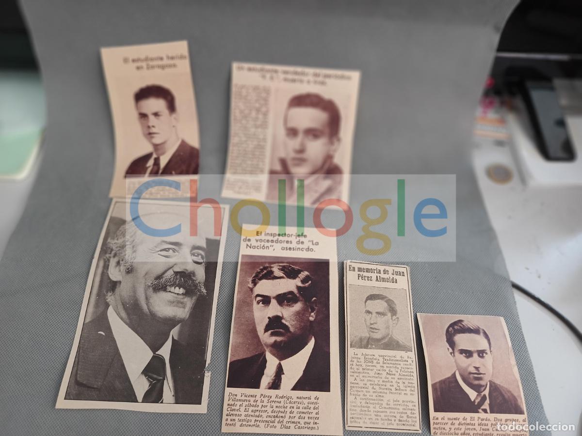 Coleccionismo de Revistas y Peri&oacute;dicos: Fotografias y noticias