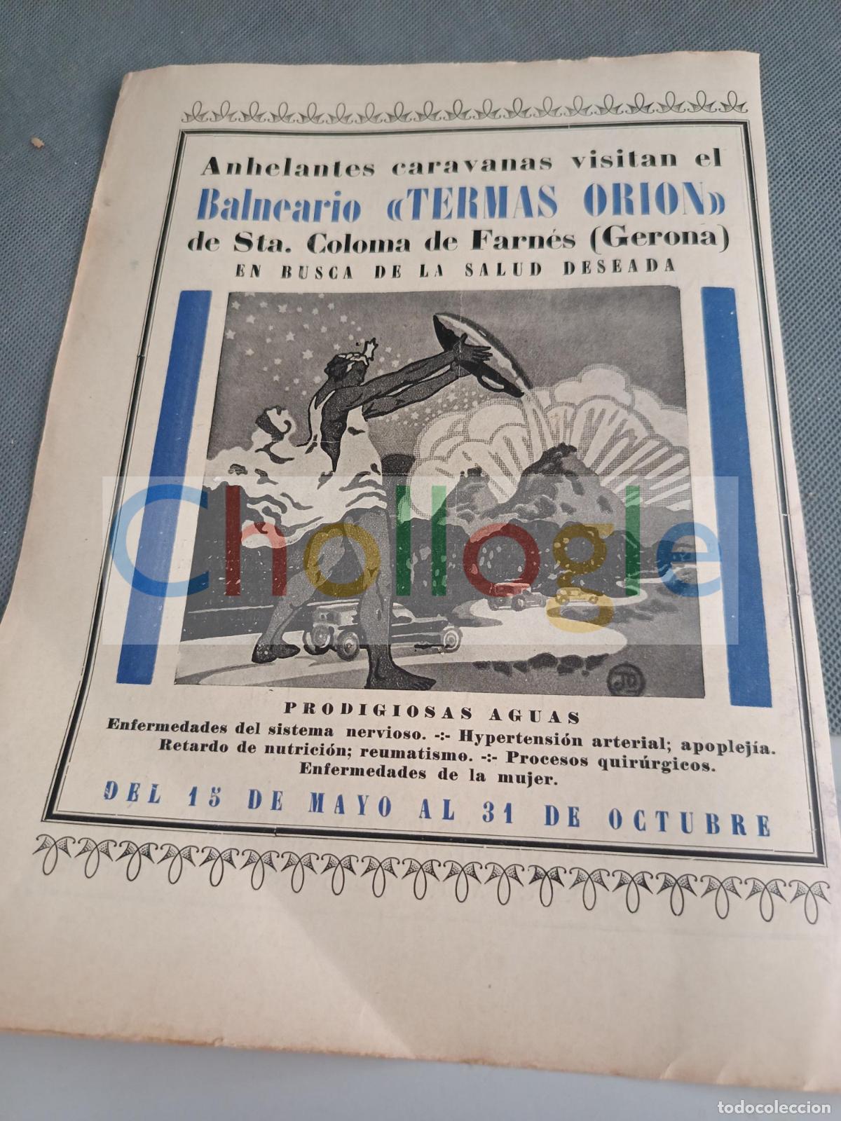 Coleccionismo de Revistas y Peri&oacute;dicos: termas orion linimento marvalls cemento landfort rubert laporta agua imperial