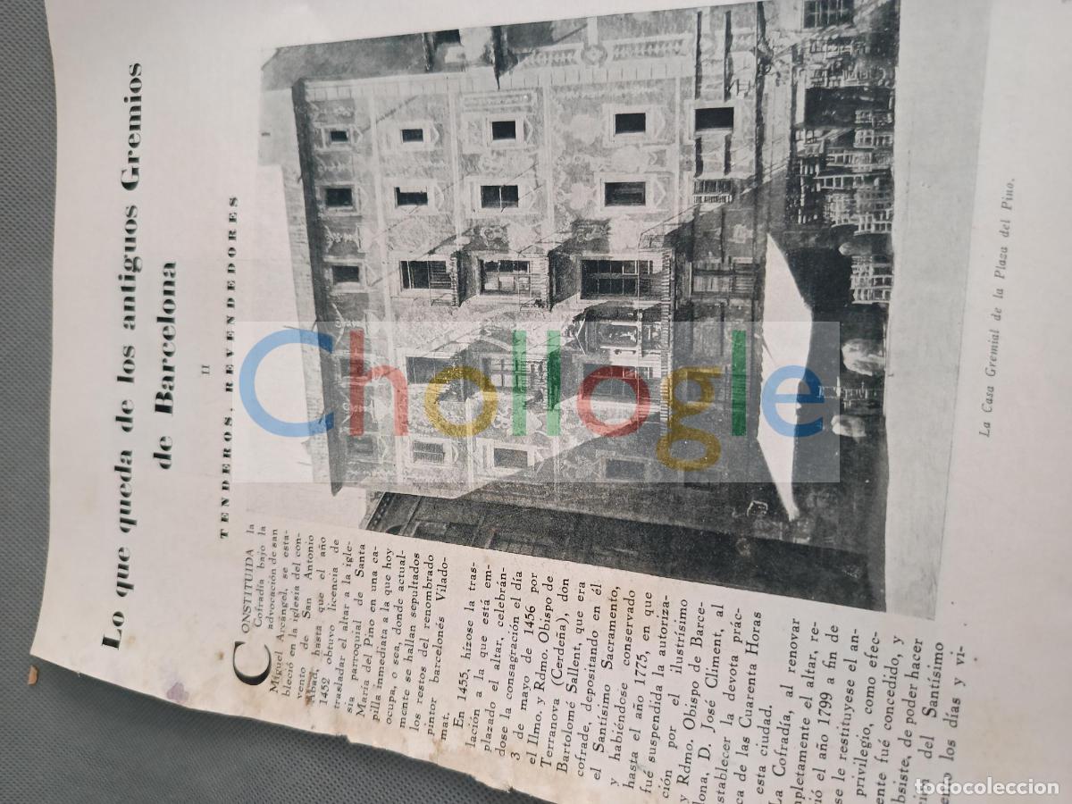 Coleccionismo de Revistas y Peri&oacute;dicos: antiguos gremios de barcelona tenderos revendedores 3 hojas