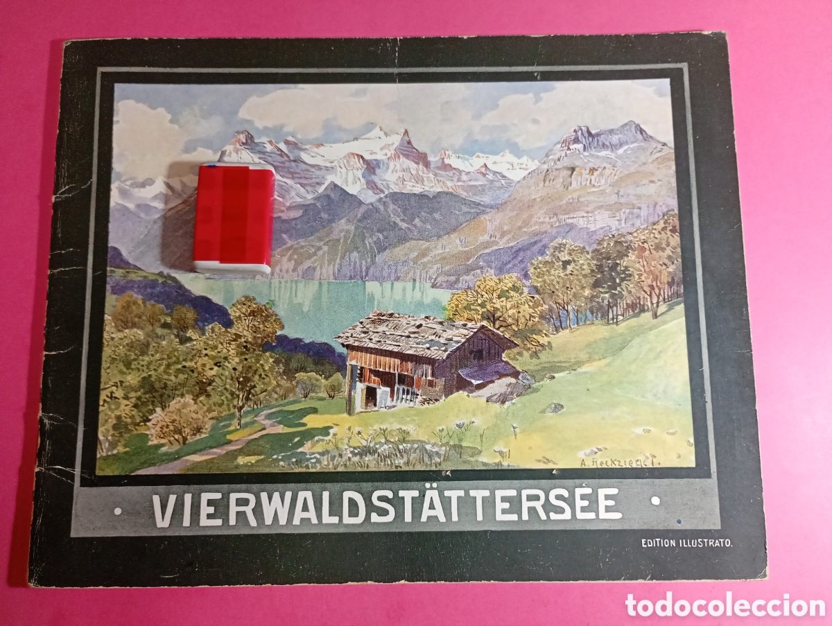 Coleccionismo de Revistas y Peri&oacute;dicos: Antiguo &Aacute;lbum Fotos Suiza Wehrli A.G. Kilchberg. Edici&oacute;n Ilustrada. Souvenir Hacia 1900