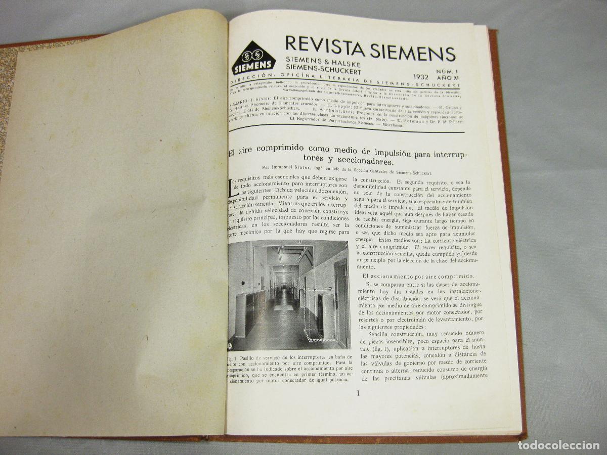 Coleccionismo de Revistas y Peri&oacute;dicos: REVISTA SIEMENS DE 1928. SIEMENS & HALSKE. SIEMENS-SCHUCKERT. A&Ntilde;O XI COMPLETO EN ESPA&Ntilde;OL