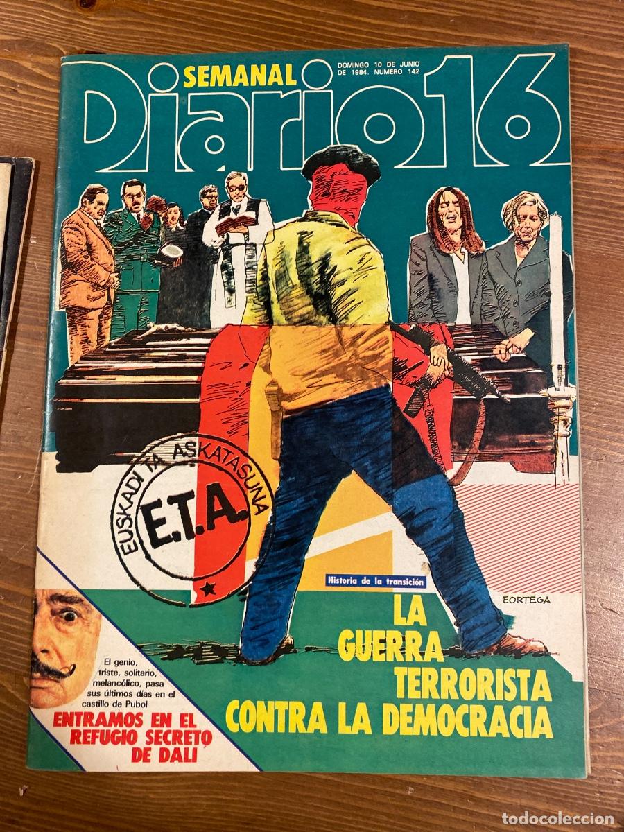 Coleccionismo de Revistas y Peri&oacute;dicos: DIARIO 16 SEMANAL N&ordm; 142 JUNIO DE 1984 LA GUERRA TERRORISTA CONTRA LA DEMOCRACIA E.T.A.