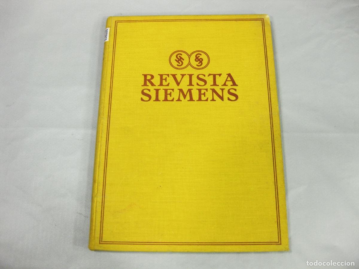 Sammeln von Zeitschriften und Zeitungen: REVISTA SIEMENS DE 1929. SIEMENS & HALSKE. SIEMENS-SCHUCKERT. A&Ntilde;O VIII COMPLETO EN ESPA&Ntilde;OL