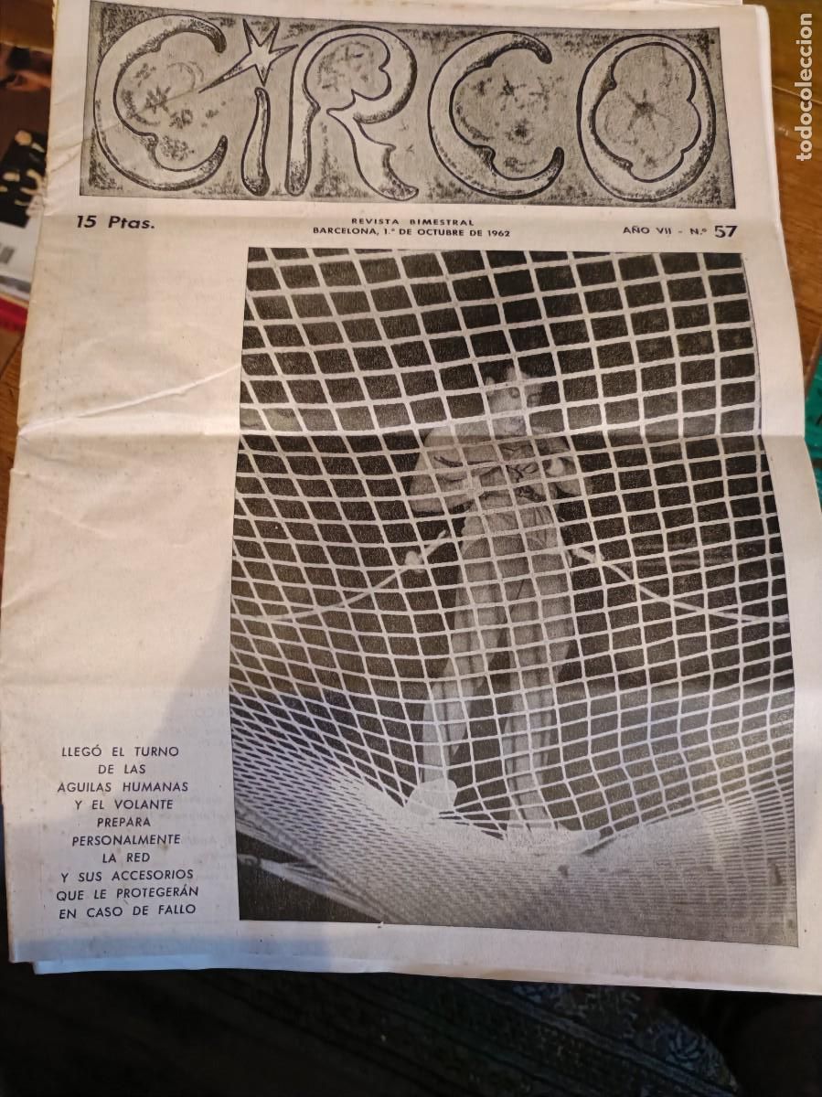 Coleccionismo de Revistas y Peri&oacute;dicos: CIRCO - REVISTA MENSUAL - A&Ntilde;O 1962 - NUMERO 57