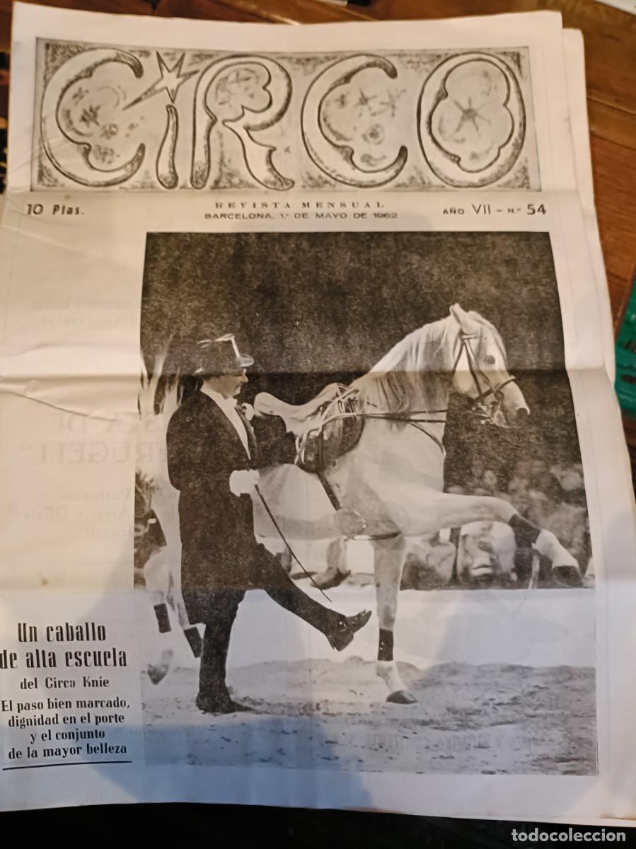 Coleccionismo de Revistas y Peri&oacute;dicos: CIRCO - REVISTA MENSUAL - A&Ntilde;O 1962 - NUMERO 54