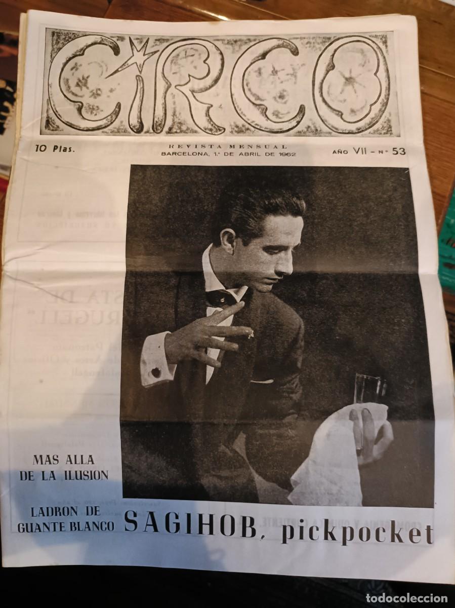 Coleccionismo de Revistas y Peri&oacute;dicos: CIRCO - REVISTA MENSUAL - A&Ntilde;O 1962 - NUMERO 53