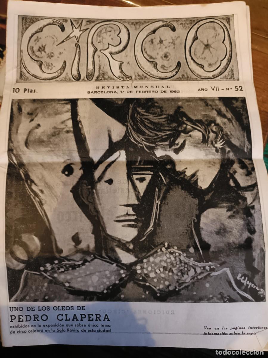 Coleccionismo de Revistas y Peri&oacute;dicos: CIRCO - REVISTA MENSUAL - A&Ntilde;O 1962 - NUMERO 52