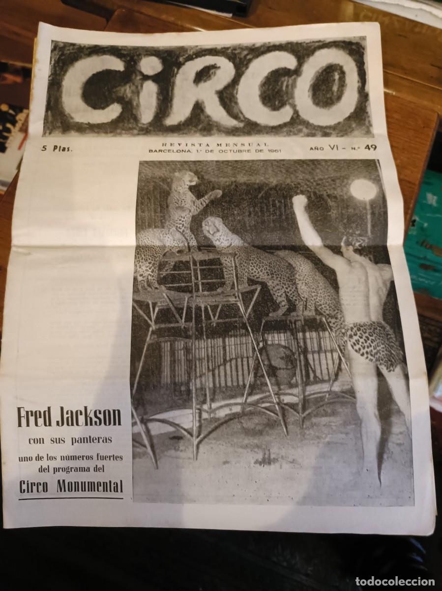 Collection Magazines and Newspapers: CIRCO - REVISTA MENSUAL - A&Ntilde;O 1962 - NUMERO 49