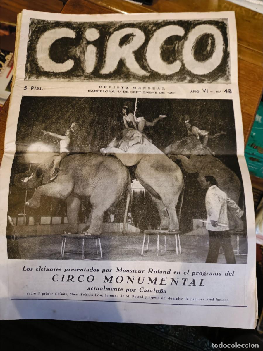 Collection Magazines and Newspapers: CIRCO - REVISTA MENSUAL - A&Ntilde;O 1962 - NUMERO 48