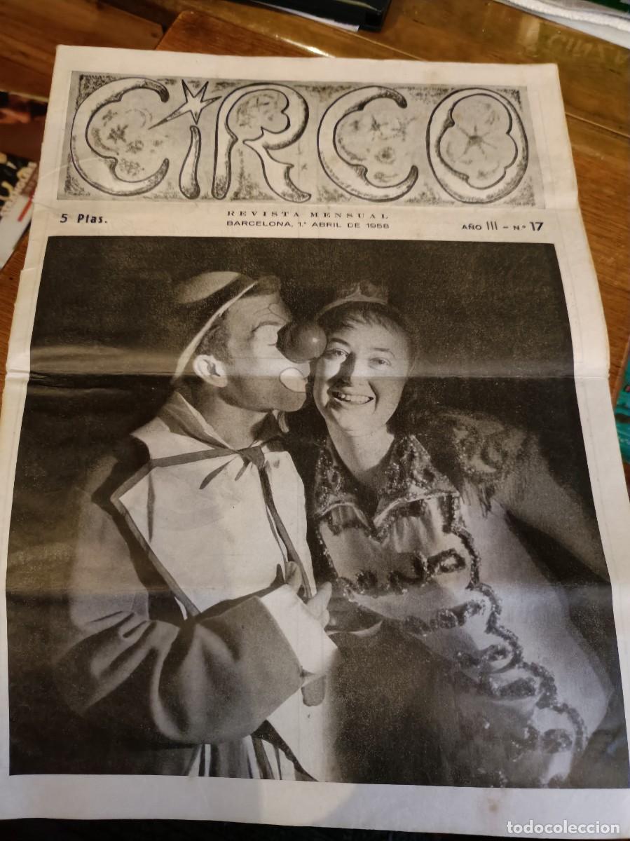 Collection Magazines and Newspapers: CIRCO - REVISTA MENSUAL - A&Ntilde;O 1958- NUMERO 17