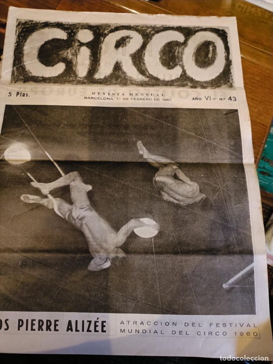 Coleccionismo de Revistas y Peri&oacute;dicos: CIRCO - REVISTA MENSUAL - A&Ntilde;O 1961- NUMERO 43