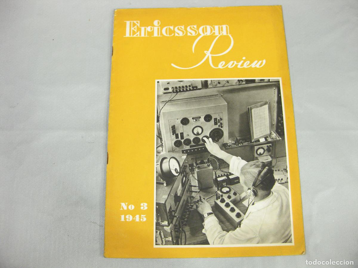 Coleccionismo de Revistas y Peri&oacute;dicos: REVISTA ERICSSON REVIEW N&ordm; 3 DE 1945. EN ESPA&Ntilde;OL. TECNOLOG&Iacute;A. TRANSMISIONES