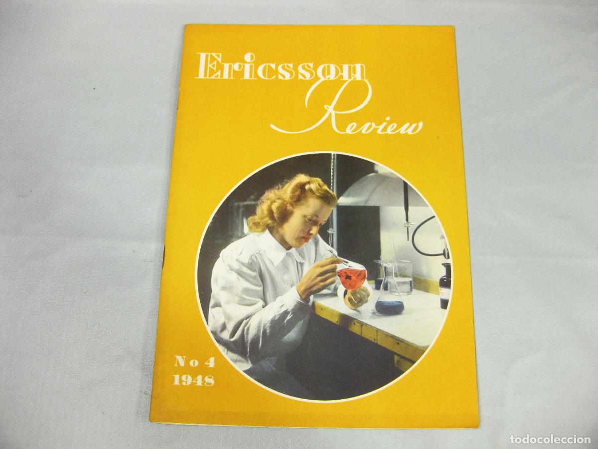 Coleccionismo de Revistas y Peri&oacute;dicos: REVISTA ERICSSON REVIEW N&ordm; 4 DE 1948. EN ESPA&Ntilde;OL. TECNOLOG&Iacute;A. TRANSMISIONES