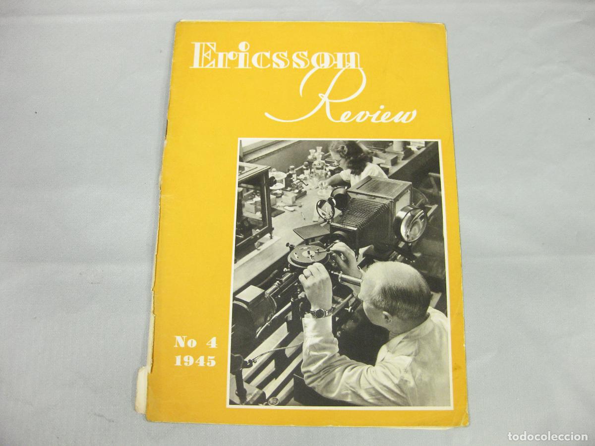 Coleccionismo de Revistas y Peri&oacute;dicos: REVISTA ERICSSON REVIEW N&ordm; 4 DE 1945. EN ESPA&Ntilde;OL. TECNOLOG&Iacute;A. TRANSMISIONES. VER &Iacute;NDICE