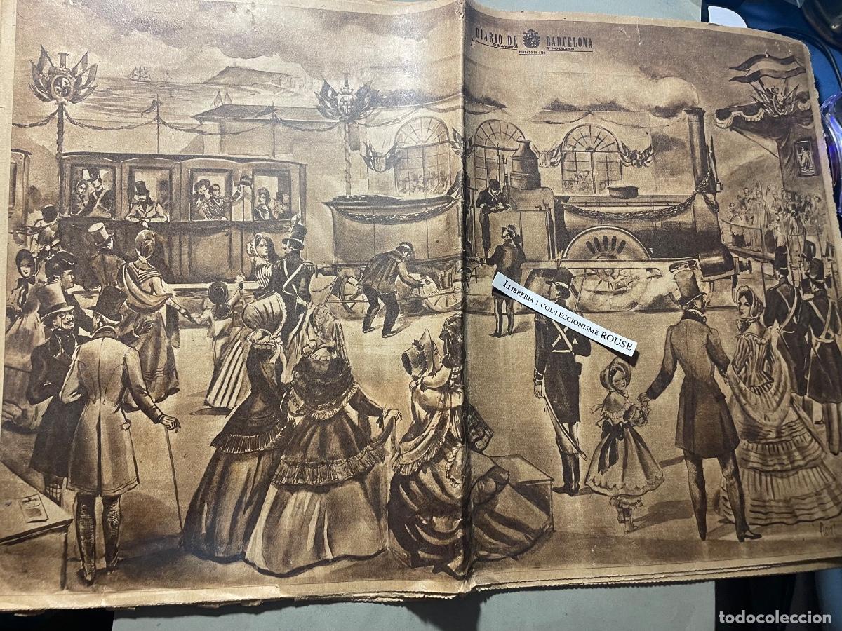 Coleccionismo de Revistas y Peri&oacute;dicos: FERROCARRIL - ANTIGUA PUBLICACI&Oacute;N - DIARIO DE BARCELONA - MONOGRAFICO DEDICADO AL CENTENARIO DEL FER