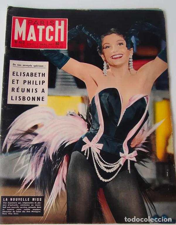 Colecionismo de Revistas e Jornais: Revistas Paris Match a&ntilde;o 1957