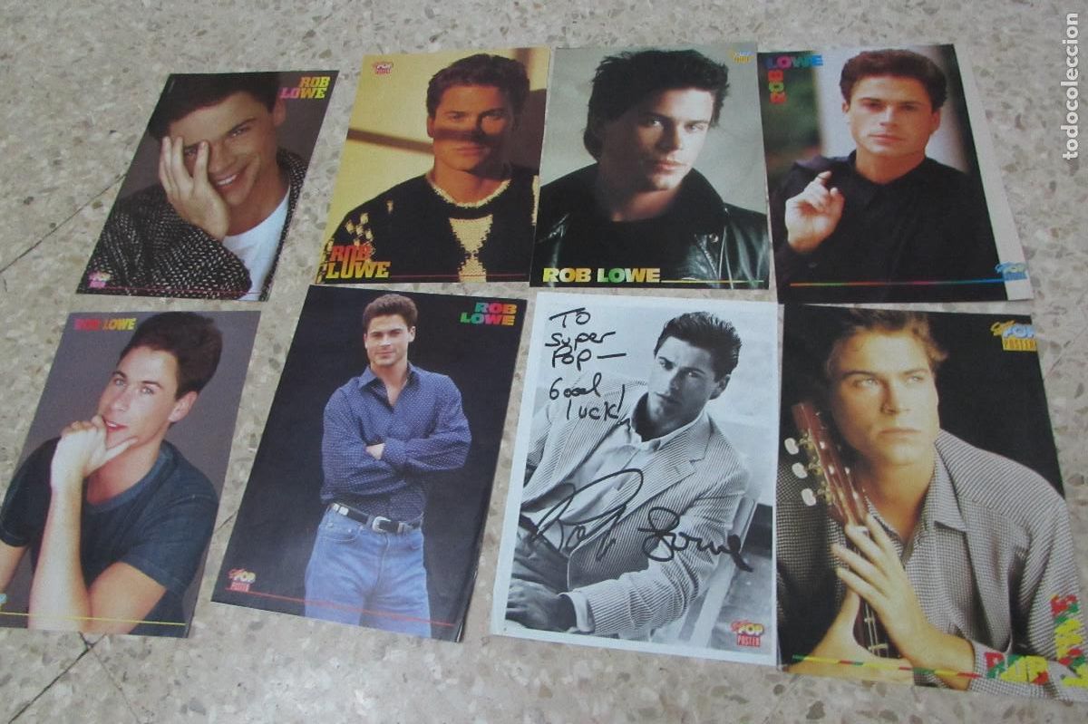 Coleccionismo de Revistas y Peri&oacute;dicos: LOTE RECORTES FOTOS ROB LOWE SUPER POP