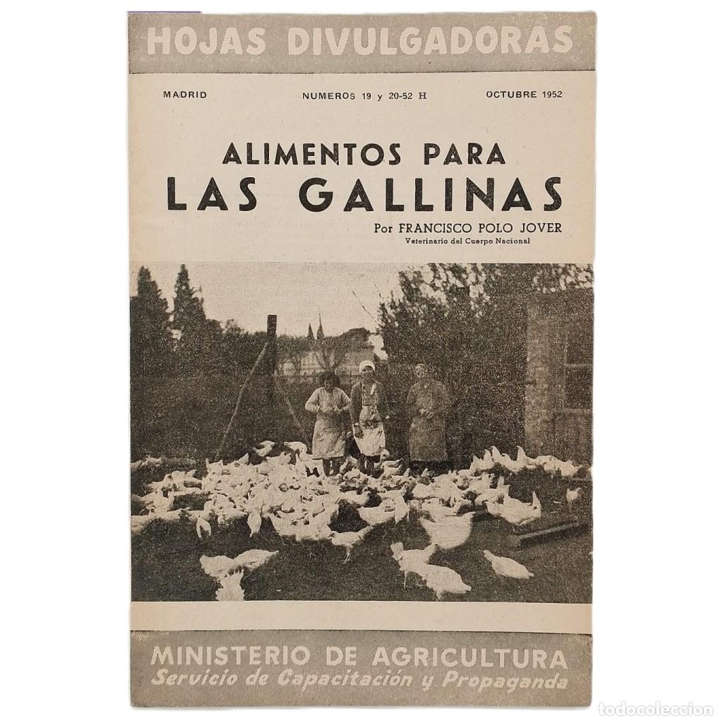 Coleccionismo de Revistas y Peri&oacute;dicos: ALIMENTOS PARA LAS GALLINAS. Polo Jover, Francisco