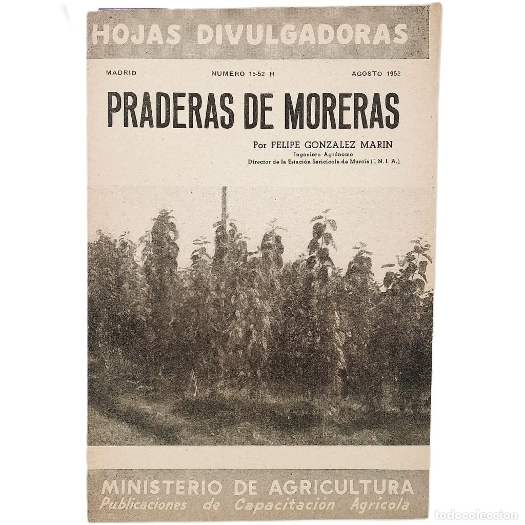 Coleccionismo de Revistas y Peri&oacute;dicos: PRADERAS DE MORERAS. Gonz&aacute;lez Mar&iacute;n, Felipe