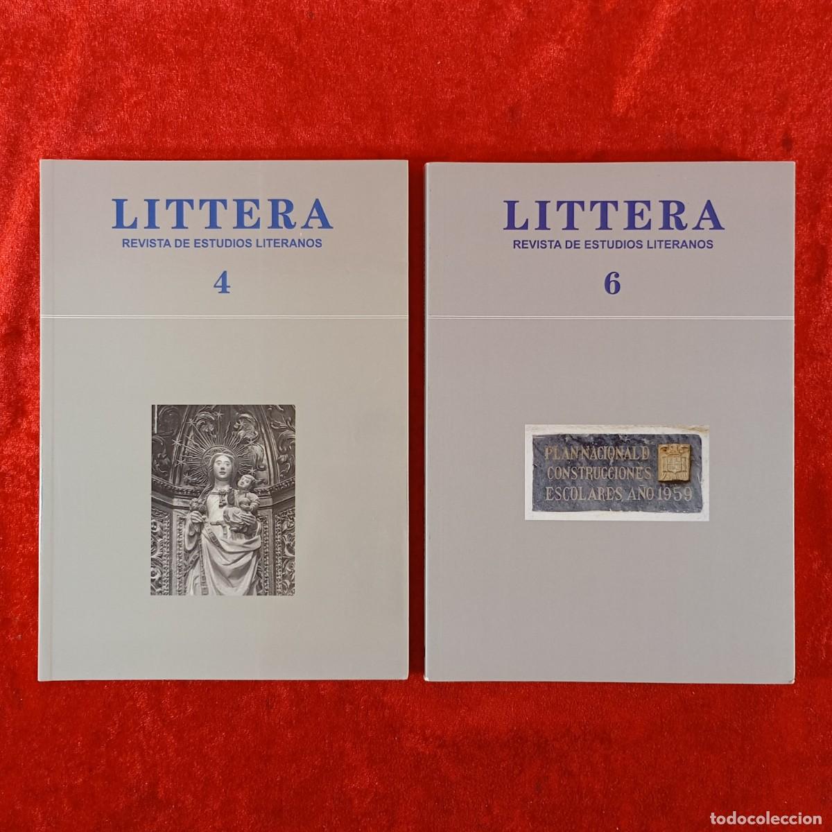 Coleccionismo de Revistas y Peri&oacute;dicos: LITTERA, REVISTA DE ESTUDIOS LITERANOS - LOTE 2 REVISTAS: N&ordm; 4, 6 - CENTRE D'ESTUDIS LITERANS / 498