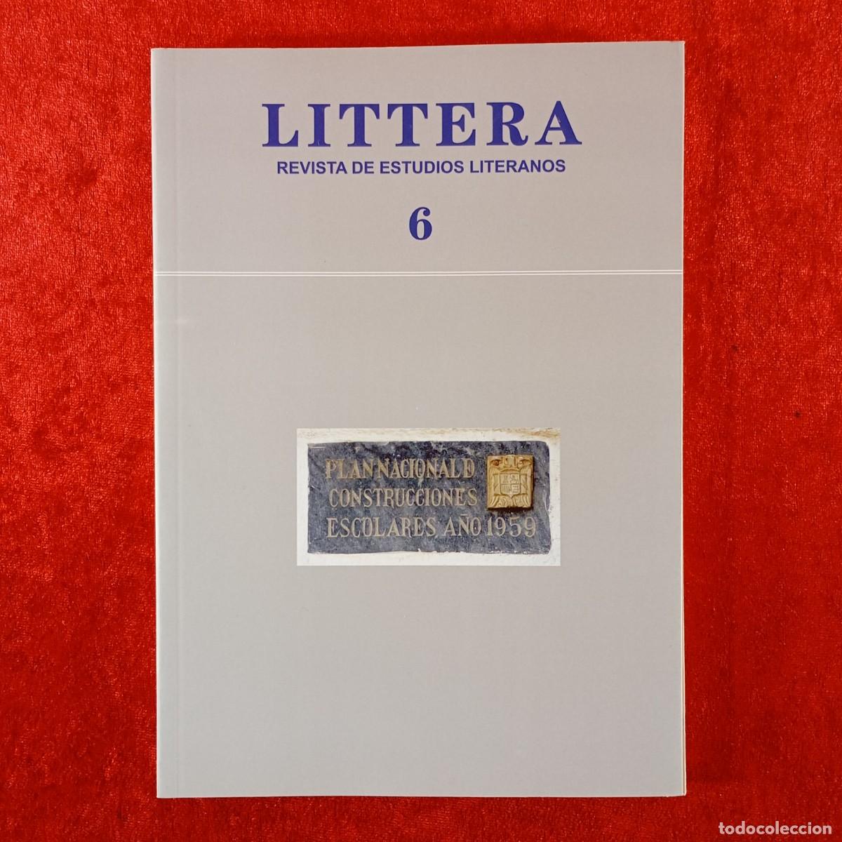 Coleccionismo de Revistas y Peri&oacute;dicos: LITTERA, REVISTA DE ESTUDIOS LITERANOS - N&Uacute;MERO 6 - CENTRE D'ESTUDIS LITERANS - 2020 / 499