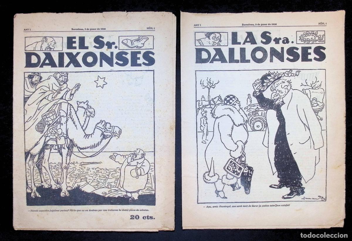 Coleccionismo de Revistas y Peri&oacute;dicos: EL SR. DAIXONSES - LA SRA. DALLONSES. ANY I , N&Uacute;M. 1. BARCELONA 1926.