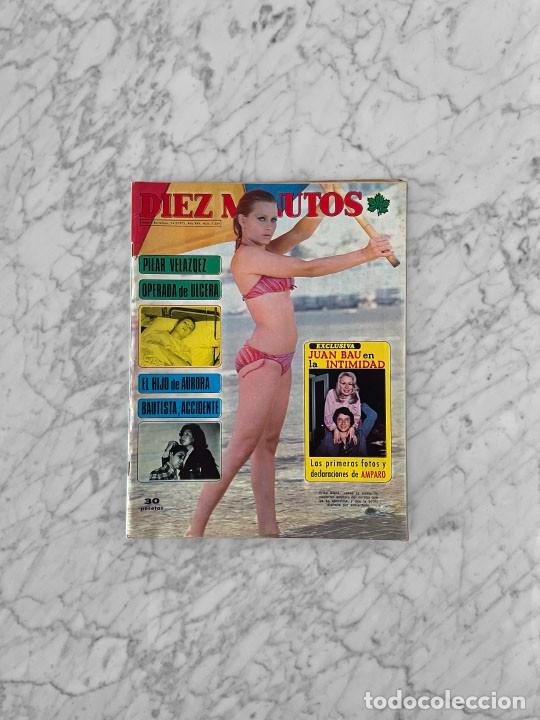 Coleccionismo de Revistas y Peri&oacute;dicos: DIEZ MINUTOS - 1975 RAPHAEL, MONICA RANDALL, CAMILO SESTO, MIREILLE MATHIEU, JUAN BAU, GLORIA CAMARA