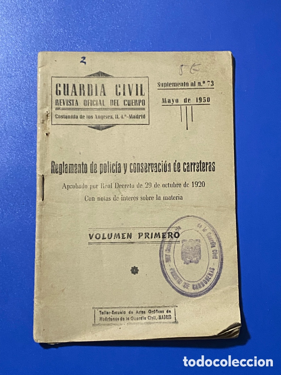 Coleccionismo de Revistas y Peri&oacute;dicos: Revista Guardia Civil 1950