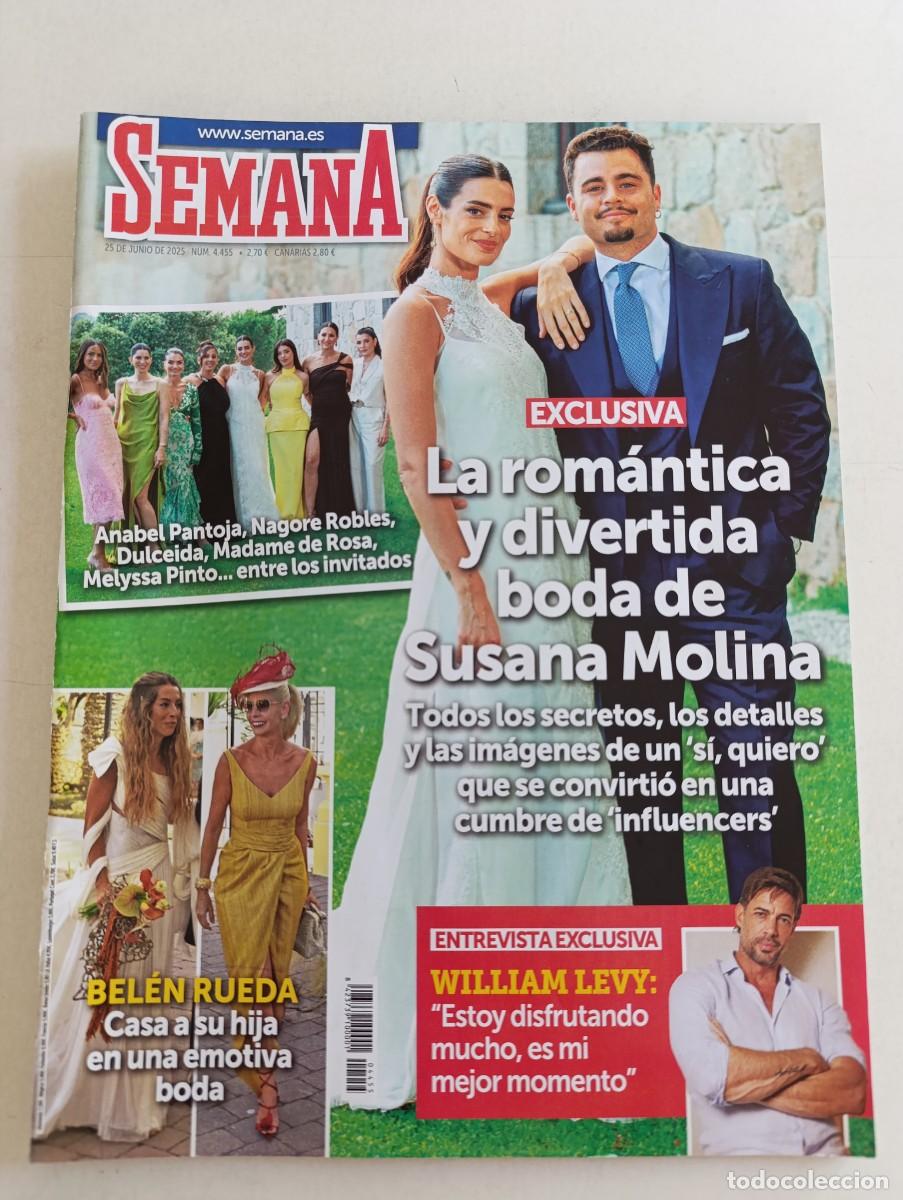 Coleccionismo de Revistas y Peri&oacute;dicos: Revista SEMANA n&ordm; 4455 Susana Molina Bel&eacute;n Rueda Raphael Ania Iglesias Rafa Nadal B&aacute;rbara Rey Terelu
