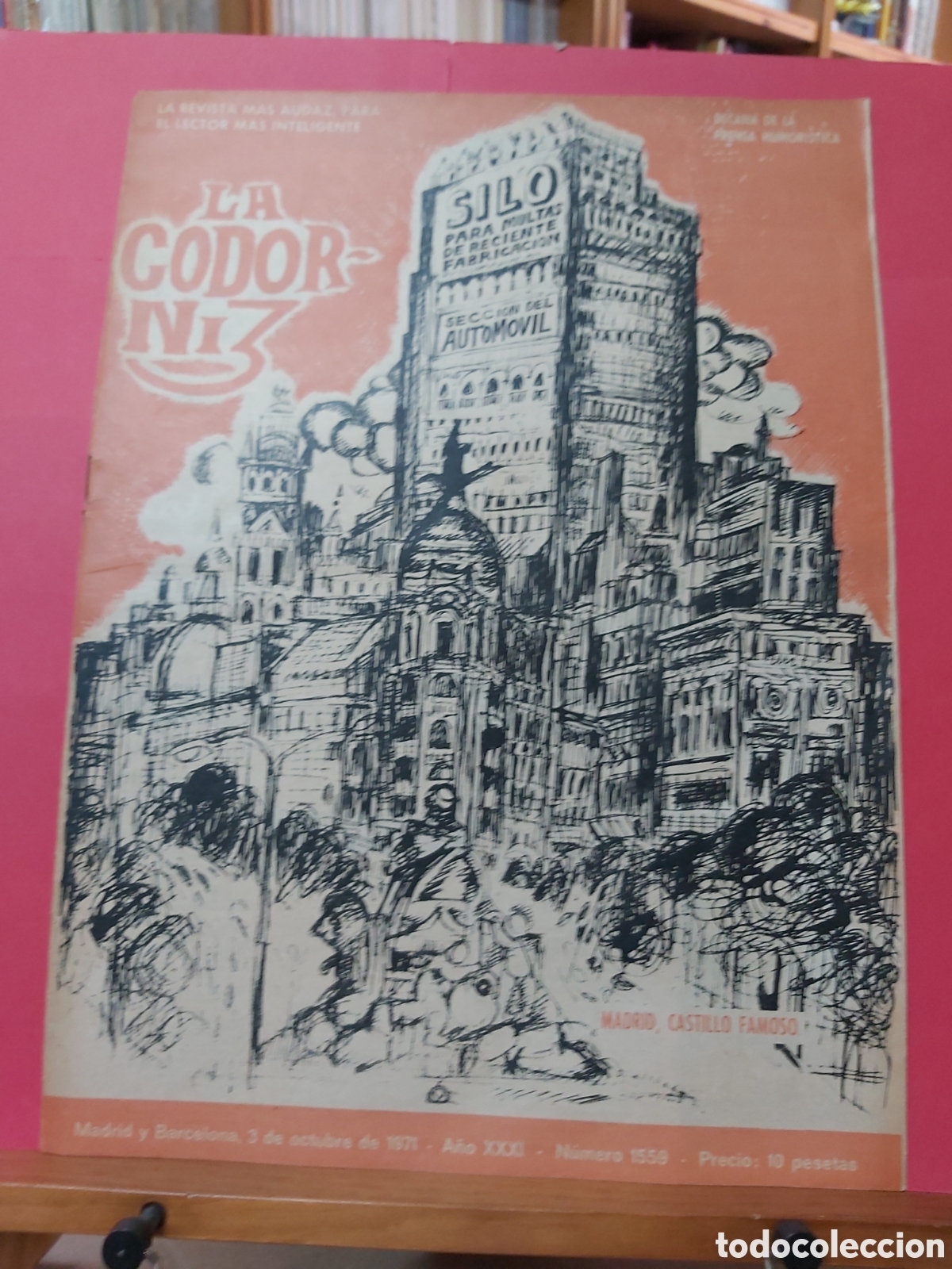 Collezionismo di Riviste e Giornali: * LA CODORNIZ * N&ordm; 1559 A&Ntilde;O 1971 * REVISTA DE PRENSA HUMORISTICA *