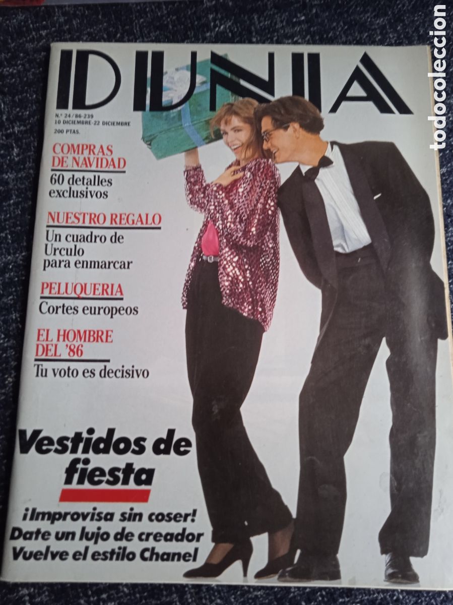 Collezionismo di Riviste e Giornali: REVISTA DE MODA - DUNIA N&ordm; 24 -86 / 239 OCTUBRE