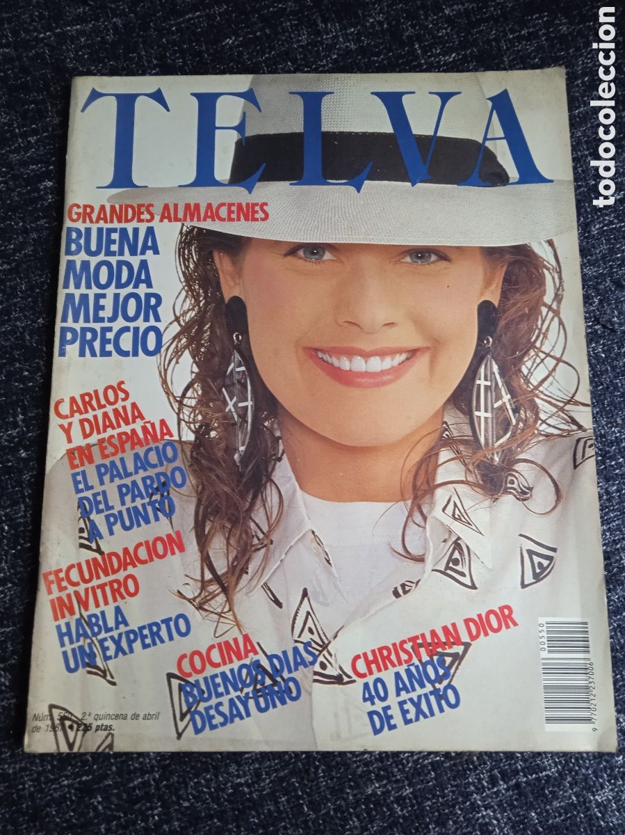 Collezionismo di Riviste e Giornali: REVISTA DE MODA - DUNIA N&ordm; 550 ABRIL 1987