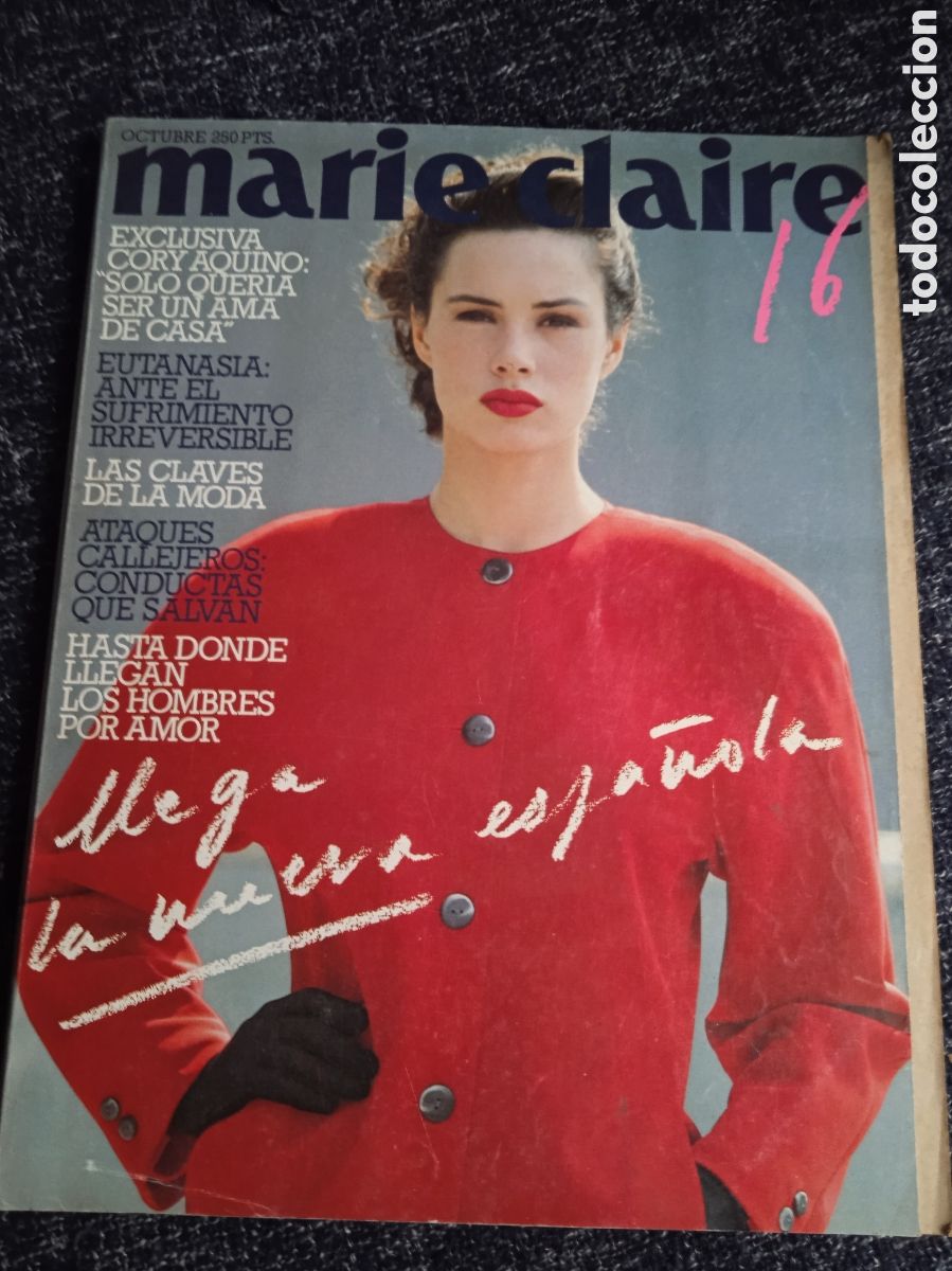 Coleccionismo de Revistas y Peri&oacute;dicos: REVISTA DE MODA - MARIE CLAIRE N&ordm; 1 OCTUBRE 1987 - Llega la nueva espa&ntilde;ola