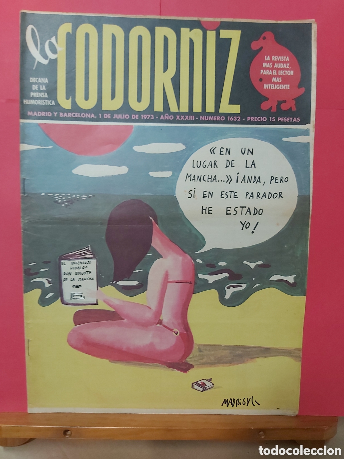 Coleccionismo de Revistas y Peri&oacute;dicos: * LA CODORNIZ * N&ordm; 1632 A&Ntilde;O 1972 * REVISTA DE PRENSA HUMORISTICA *