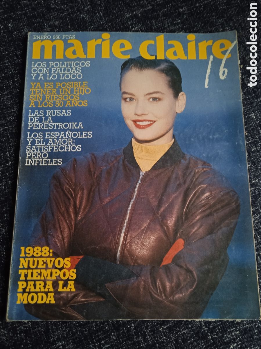 Coleccionismo de Revistas y Peri&oacute;dicos: REVISTA DE MODA - MARIE CLAIRE N&ordm; 4 ENERO 1988 - 1988 NUEVOS TIEMPOS PARA LA MODA