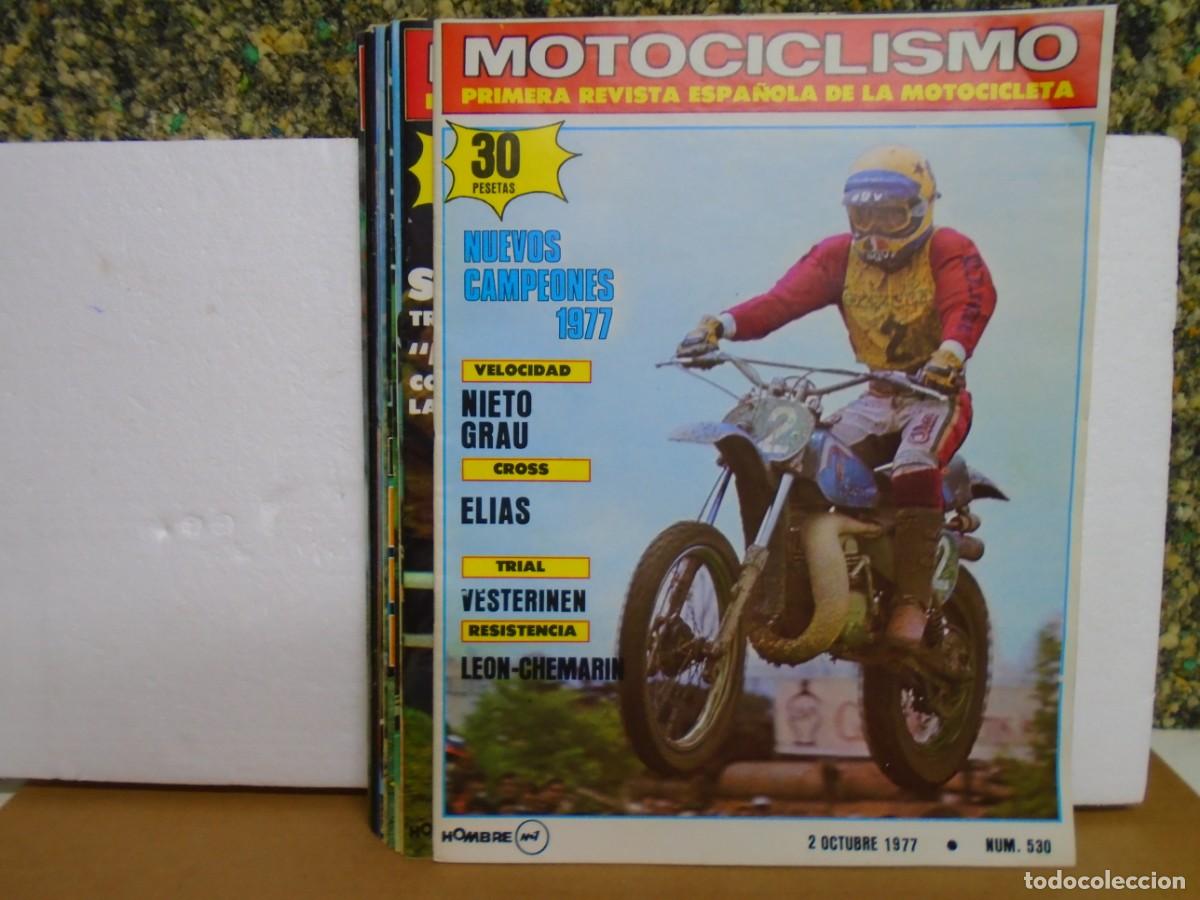 Colecionismo de Revistas e Jornais: REVISTA &rdquo;MOTOCICLISMO&rdquo;/NUMEROS 530 AL 542/1977/IMPECABLES.