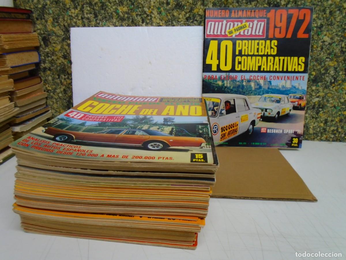 Colecionismo de Revistas e Jornais: REVISTA &rdquo;AUTOPISTA&rdquo;/A&Ntilde;O 1972 COMPLETO/N&ordm; 673 AL 725(52 REVISTAS)/IMPECABLES.