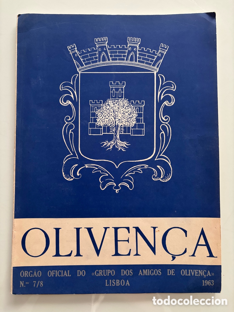 Coleccionismo de Revistas y Peri&oacute;dicos: Revista &ldquo;Oliven&ccedil;a&rdquo; Grupo dos amigos de Oliven&ccedil;a. N&uacute;mero 7/8. A&ntilde;o 1963.
