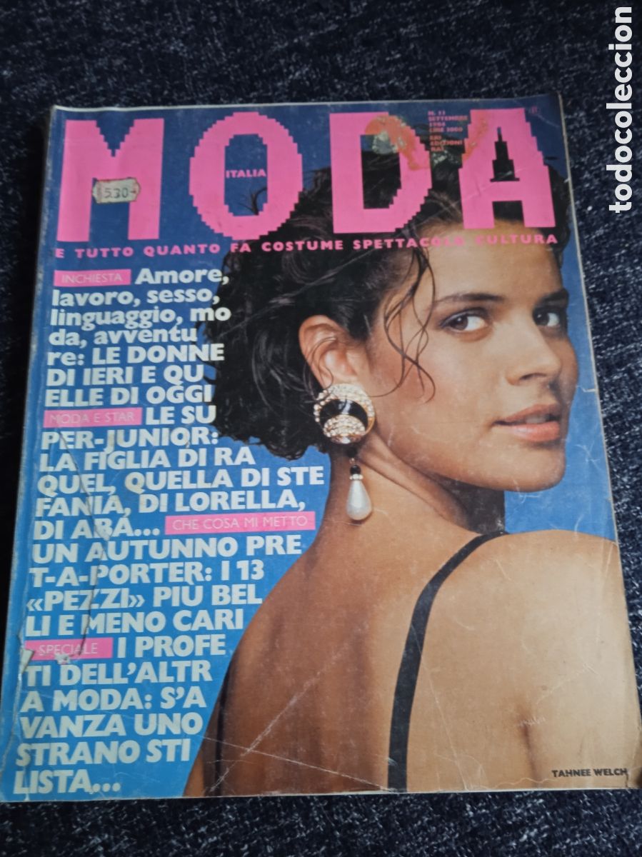 Coleccionismo de Revistas y Peri&oacute;dicos: REVISTA DE MODA -MODA ITALIA II SETTEMBRE 1984 -EDIZIONI RAI