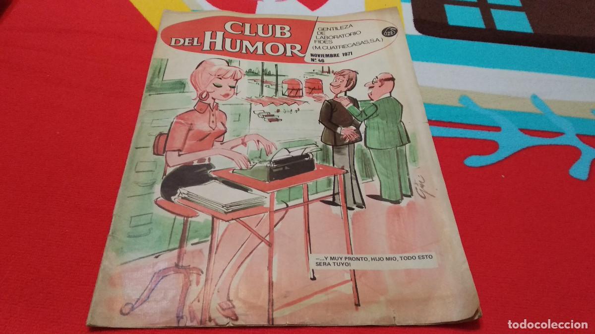 Coleccionismo de Revistas y Peri&oacute;dicos: Club del Humor N&ordm; 46 Gentileza Laboratorios Fides 1971