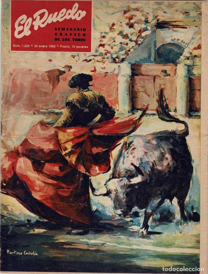 Coleccionismo de Revistas y Peri&oacute;dicos: Revista El Ruedo N&ordm; 1232, 30 enero 1968