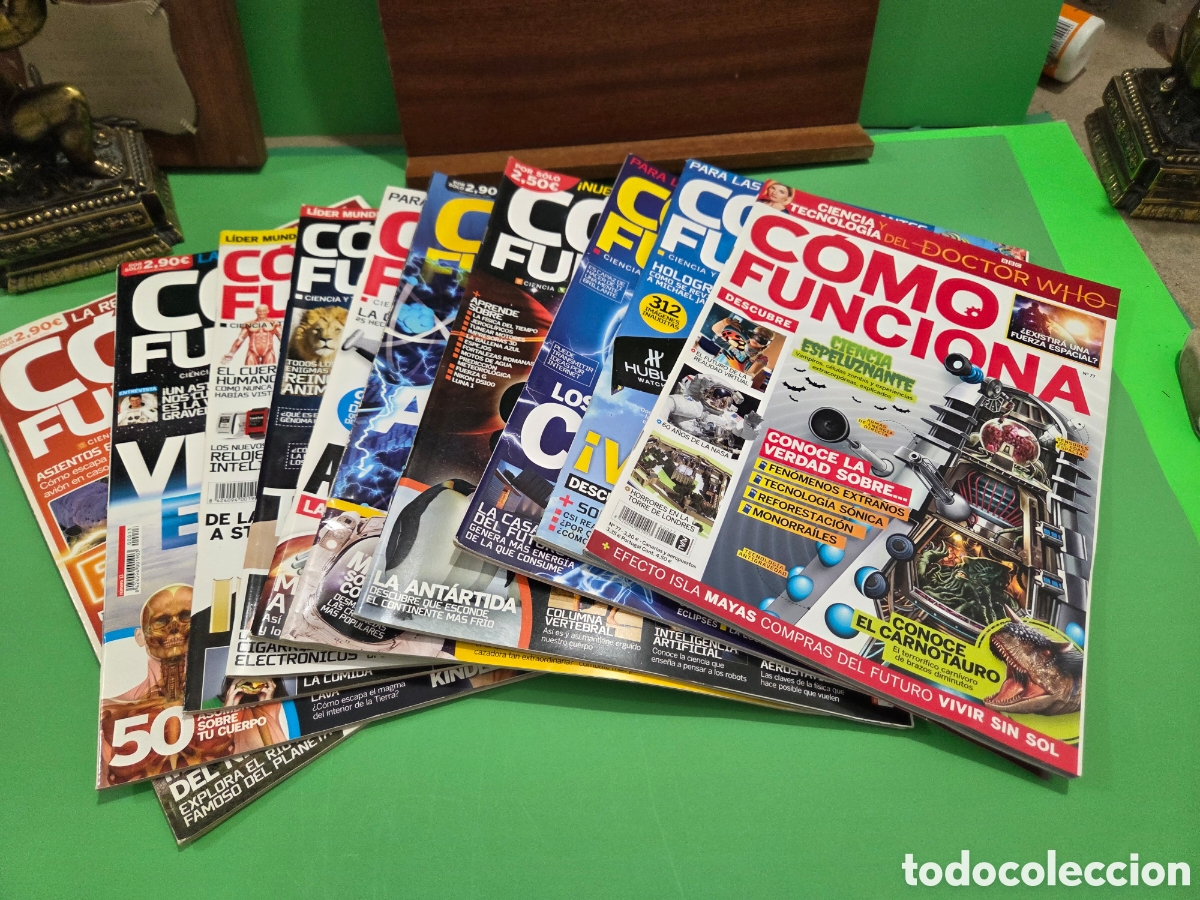 Collectionnisme de Revues et Journaux: LOTE DE 10 REVISTAS...&rdquo;&rdquo;C&Oacute;MO FUNCIONA??&rdquo;&rdquo;...