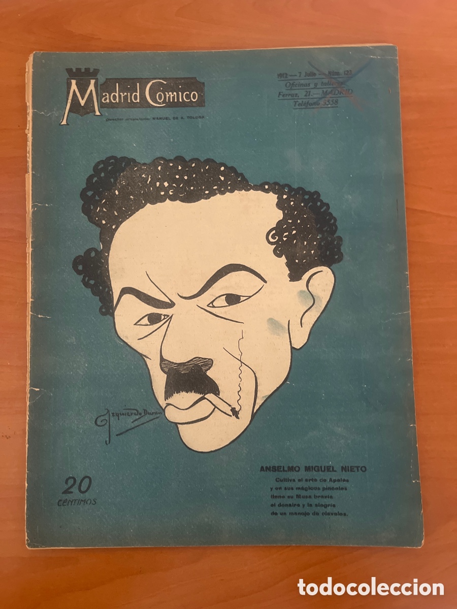 Coleccionismo de Revistas y Peri&oacute;dicos: REVISTA MADRID C&Oacute;MICO, N&Uacute;MERO 123, (OFICINAS Y TALLERES FERRAZ)